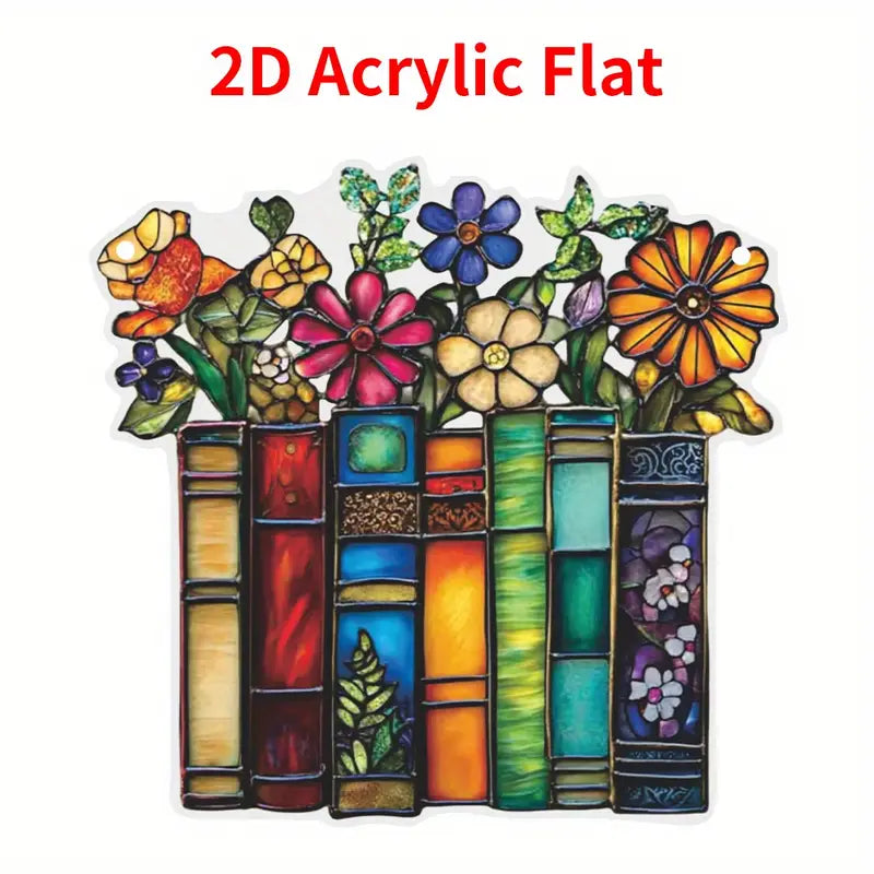Flat Acrylic Book Sun Catcher