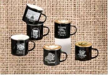 enamaled mug