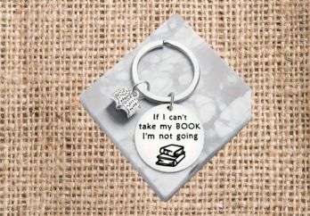 Bookish key ring