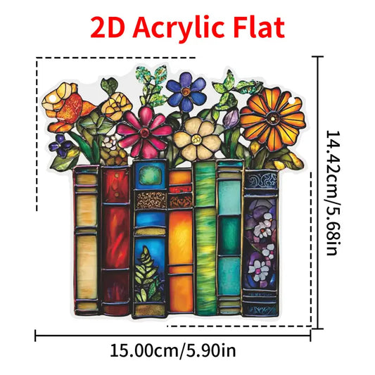 Flat Acrylic Book Sun Catcher