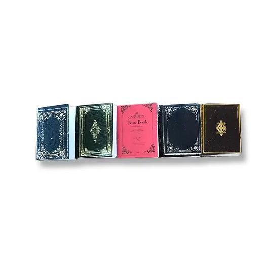 Red Miniature Book Resin Barrette